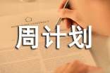 精選周計劃作文三篇